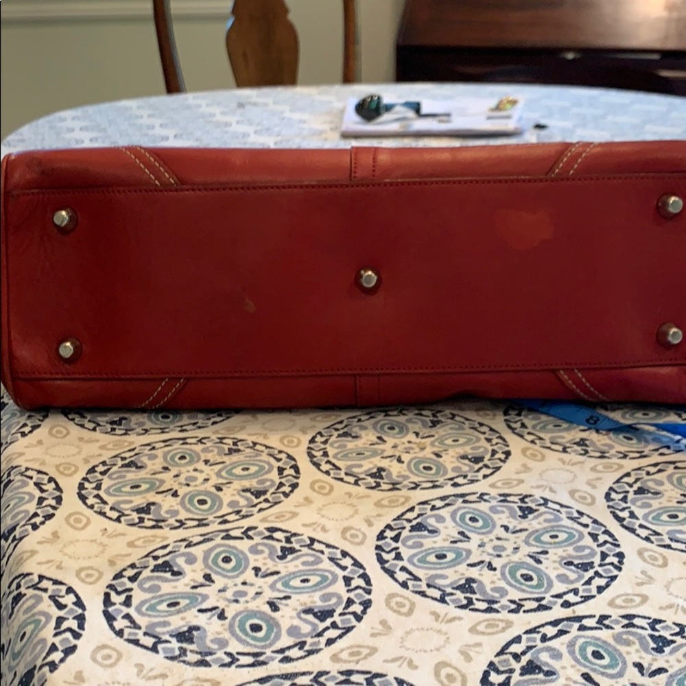Red Coach Bag - Picture 4 of 7